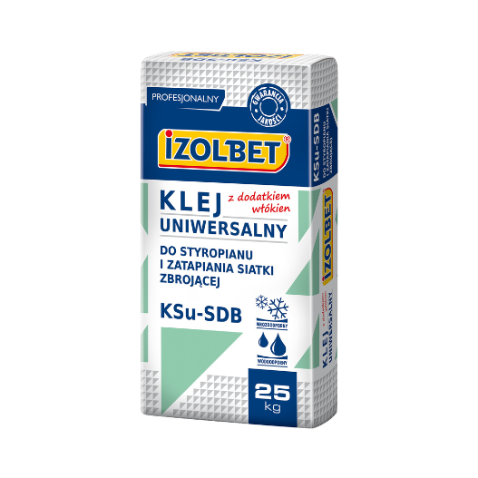 IZOLBET KSu-SDB Klej do płyt styropianowych i zatapiania siatki zbrojącej
