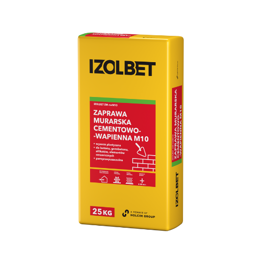 IZOLBET ZM-cwM10 Zaprawa murarska cementowo-wapienna